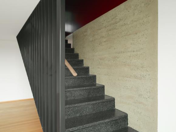 Treppe zum Raum der Stille | Foto: Jürg Zürcher, St.Gallen