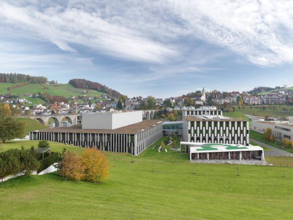 Ansicht zur Mensa | Foto: Jürg Zürcher, St.Gallen